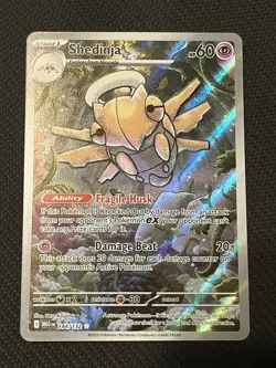 Pokemon TCG Mega Evolution 144/132 Shedinja Illustration Rare - NM - Image 1