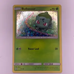 Bulbasaur [General Mills] 1/73 - Sequin Holo - Pokemon Shining Legends (MP) - Image 1