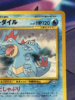 Feraligatr - 160 Neo Genesis Holo Rare Japanese Pokemon - NM - Image 3