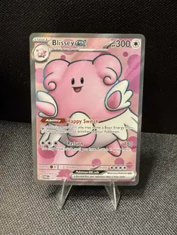 Pokemon Blissey EX Ultra Rare Holo Sv06 Twilight Masquerade 300 HP 201/167 - Image 1