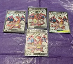 Pokemon TCG Charizard EX Card Lot Full Art Promo Obsidian Flames SV Black Star - Image 1