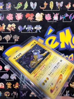 Pokemon Japanese Raikou Holo Rare #243 Neo Awakening Legends LP-MP - Image 3