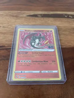 Pokemon TCG Pokemon GO Radiant Charizard 011/078 Holo Rare - Image 1