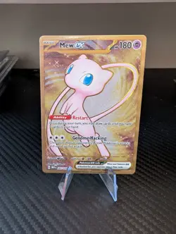Mew EX Metal Gold 205/165 Pokemon Scarlet & Violet 151 Promo Card NM / Near Mint - Image 1