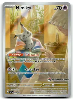 2024 Mimikyu SVP 075 Scarlet & Violet Promo - Pokemon Center Exclusive - Image 1