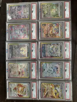 Terastal Festival Eevee Evolutions SAR Complete PSA 10 Set Pokemon Japanese - Image 2