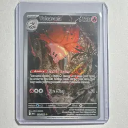 Pokemon TCG Volcarona 100/086 SV Black Bolt Illustration Rare Holo Eng 120HP - Image 1