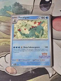 Pokemon Day 2025 Promo Illustration Contest 2024 Promo SEALED Feraligatr Pikachu - Image 1