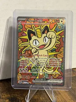 Pokemon Perfect Order Meowth EX Special Illustration Rare #121 Pack Fresh - Image 1