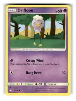 Drifloon 51/156 Common Ultra Prism Pokemon Lightly Played - Image 1