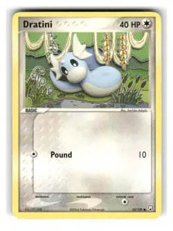 Dratini 52/109 Common Team Rocket Returns Pokemon Lightly Played - Image 1