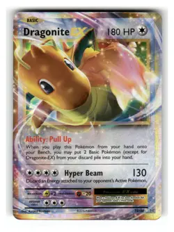Dragonite EX 72/108 Holo EX Rare Evolutions Pokemon Moderately Played - Image 1