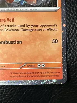 Pokemon Charmeleon Cosmos Holo Paldean Fates 008/191 Promo Card NM - Image 3