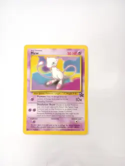 Mew WOTC Black Star Promo 8 Pokemon Card 1999 Lightly Played - Image 1