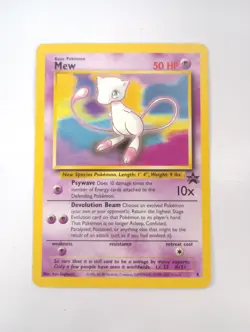 Mew WOTC Black Star Promo 8 Pokemon Card 1999 Lightly Played - Image 2