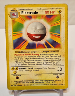 Electrode 21/102 Rare Shadowless Base Set Pokemon 1791 - Image 1