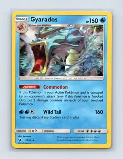 Gyarados 20/70 Holo Rare Dragon Majesty Pokemon Holo Near Mint - Image 1