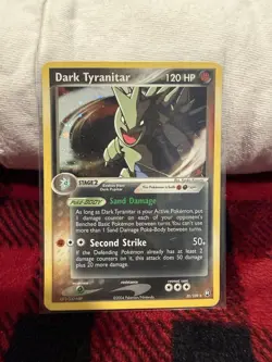 2004 Pokemon EX Team Rocket Returns 20 Dark Tyranitar Holo LP/MP - Image 1