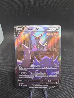 Umbreon v Alt Art 189/203 Pokemon SWSH Evolving Skies NM - Image 1