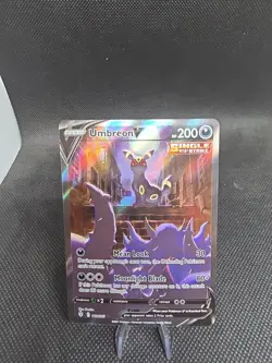 Umbreon v Alt Art 189/203 Pokemon SWSH Evolving Skies NM - Image 2
