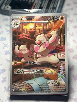 Pokemon TCG Gurdurr - 126/086 - SV: Black Bolt | Near Mint - Image 1