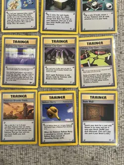 Pokemon TCG Trainer Card Lot 17 - Misty, Erika, Giovanni, Brock, Recycle, Digger - Image 2