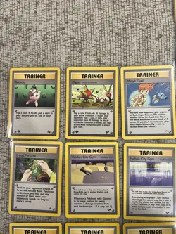 Pokemon TCG Trainer Card Lot 17 - Misty, Erika, Giovanni, Brock, Recycle, Digger - Image 4