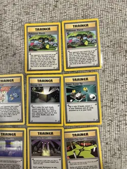 Pokemon TCG Trainer Card Lot 17 - Misty, Erika, Giovanni, Brock, Recycle, Digger - Image 5