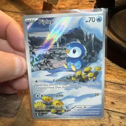 Pokemon TCG Piplup 98/94 Illustration Rare Phantasmal Flames - Image 1
