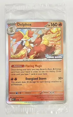 Pokemon CHAOS RISING STAFF PROMOS Set Of 4 SEALED - Image 1