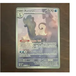 Aurorus Pokemon TCG POR 092/088 Stage 2 Rare Water Type 170 HP Card - Image 1