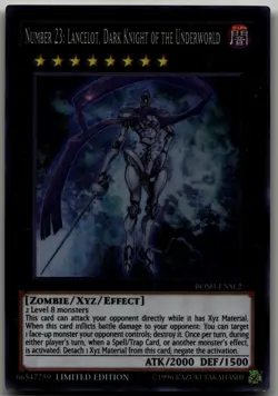 Number 23: Lancelot, Dark Knight of the Underworld Super Rare Breakers of Shadow - Image 1