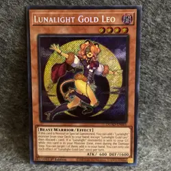 Lunalight Gold Leo DUAD-EN005 Secret Rare Duelist's Advance NM 1st Ed YUGIOH - Image 1