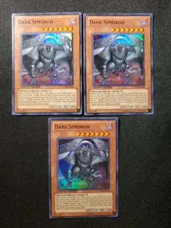 USA Seller Yugioh 3 X Dark Simorgh - CT08-EN006 - Super Rare Limited Ed VLP/NM - Image 1