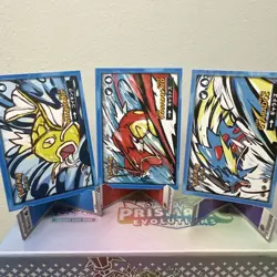 Shiny Magikarp Mega and Shiny Gyrados Cracked Ice Holo Pokemon Safari - Image 1