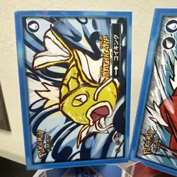 Shiny Magikarp Mega and Shiny Gyrados Cracked Ice Holo Pokemon Safari - Image 2