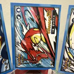 Shiny Magikarp Mega and Shiny Gyrados Cracked Ice Holo Pokemon Safari - Image 3