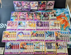 One Piece | Purple/Black Luffy Deck Core (54 Cards) (OP09) - Image 1