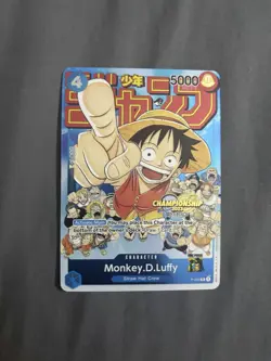Bandai One Piece Monkey.D.Luffy P-033 Championship 2023 Promo Foil English - Image 1
