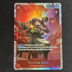 Roronoa Zoro ST21-015 - One Piece TCG Starter Deck EX: Gear 5 SR Foil NM - Image 1
