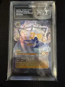 Disney Lorcana TCG Aurora Waking Beauty (Enchanted) 205/204 - Image 1
