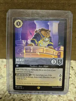 Disney Lorcana TCG Beast-Tragic Hero 173/204 Rise of the Floodborn - Image 1