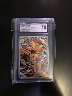 CGC 10 Ethan's Typhlosion 190/182 IR Destined Rivals DRI Pokemon Card GEM MINT - Image 1