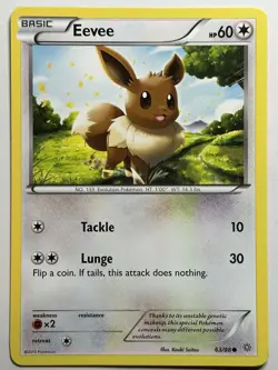 Eevee (63) Majestic Dawn 63/100 MP-LP Pokemon Card - Image 1