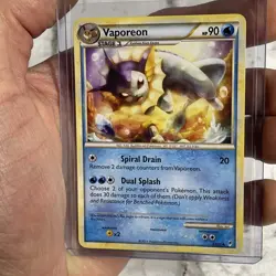 Pokemon Vaporeon 52/95 CL Call of Legends LP+ Pokemon Uncommon 2011 Card TCG - Image 1