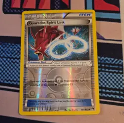 Gyarados Spirit Link 101/122 Breakpoint Reverse Holo Poke Ball Holo Pokemon Card - Image 1