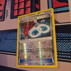 Gyarados Spirit Link 101/122 Breakpoint Reverse Holo Poke Ball Holo Pokemon Card - Image 3