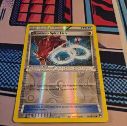 Gyarados Spirit Link 101/122 Breakpoint Reverse Holo Poke Ball Holo Pokemon Card - Image 4