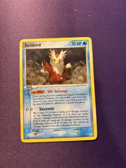 Delibird Rare Team Rocket Returns 21/109 LP Pokemon Card - Image 1