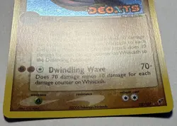 Whiscash Deoxys Stamped Pokemon Card Holo 2005 28/107 Near Mint - Image 2